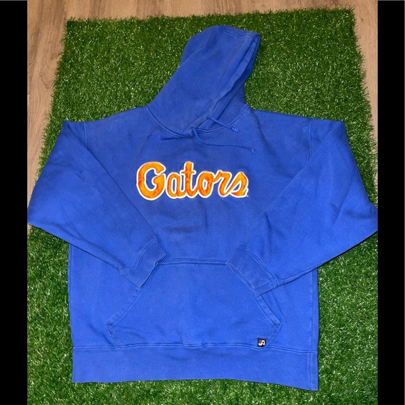 Florida Gators cursive blue and orange pullover sweatshirt - Picture 1 of 4